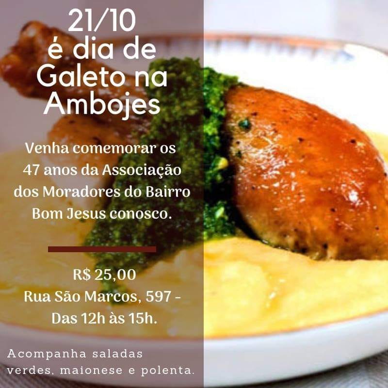 Galeto na Ambojes em outubro de 2018