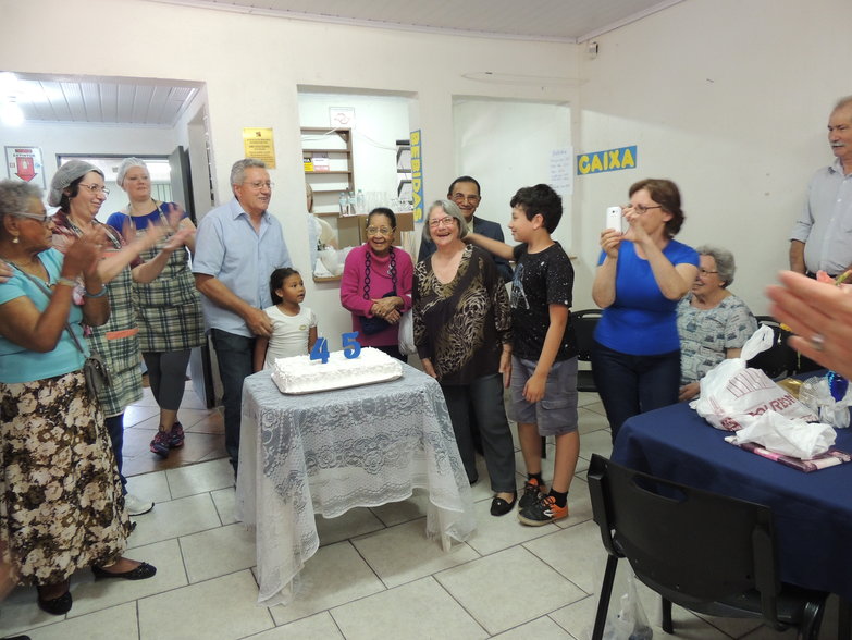 Festa de 45 anos.